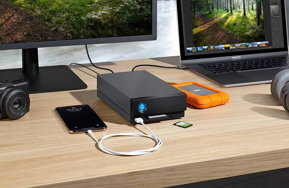 LaCie 1Big Dock Thunderbolt 3 Speichergerät – 16 TB, USB 3.1, 1-Bay 3,5"