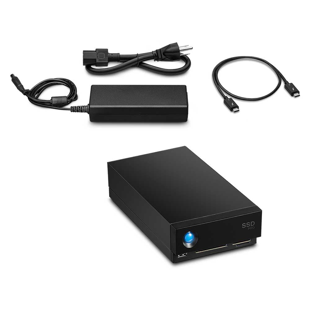 LaCie 1big Dock SSD Pro Speichergerät – 4 TB, Thunderbolt 3, USB 3.2 Gen 1, NVMe