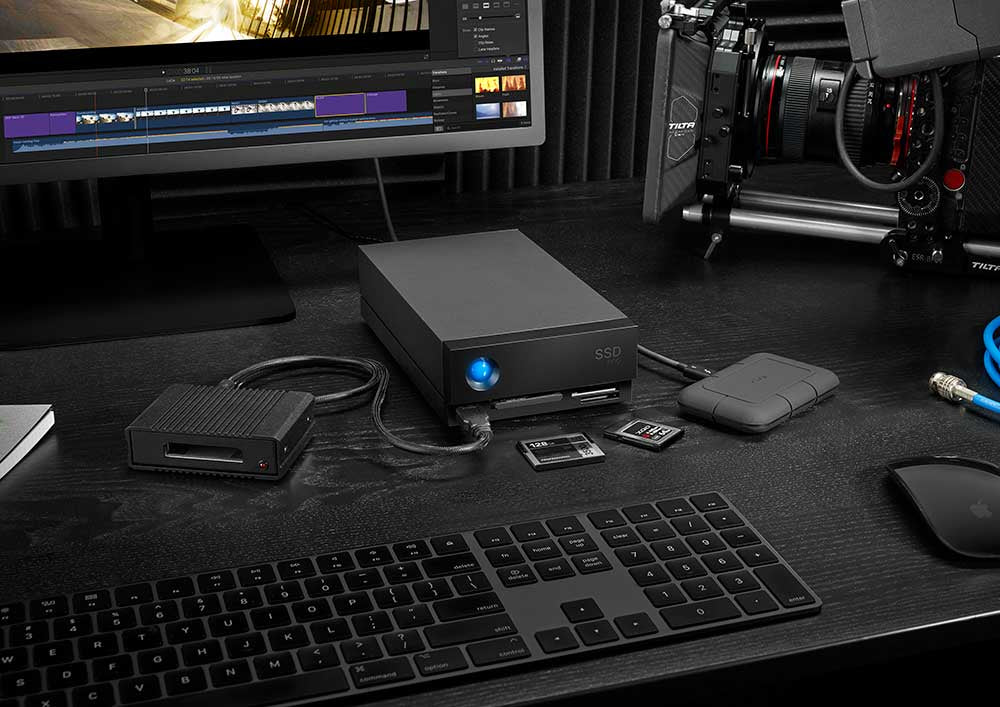 LaCie 1big Dock SSD Pro Speichergerät – 4 TB, Thunderbolt 3, USB 3.2 Gen 1, NVMe