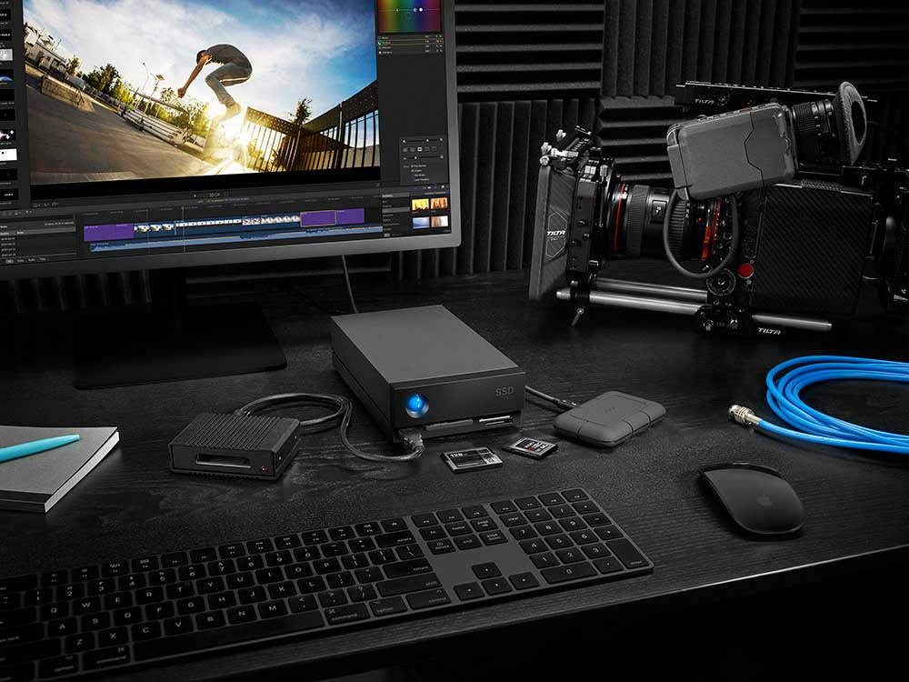 LaCie 1big Dock SSD Pro Speichergerät – 4 TB, Thunderbolt 3, USB 3.2 Gen 1, NVMe