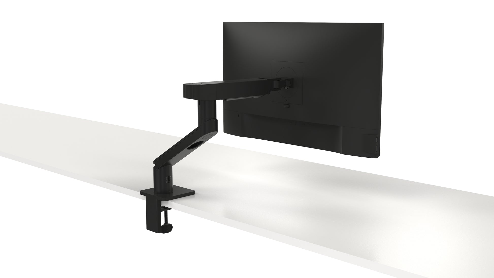 DELL MSA20 – Monitorarm Tischhalterung – Klemme/Durchführung – 19–38" – VESA 100×100 mm – bis 10 kg/Monitor