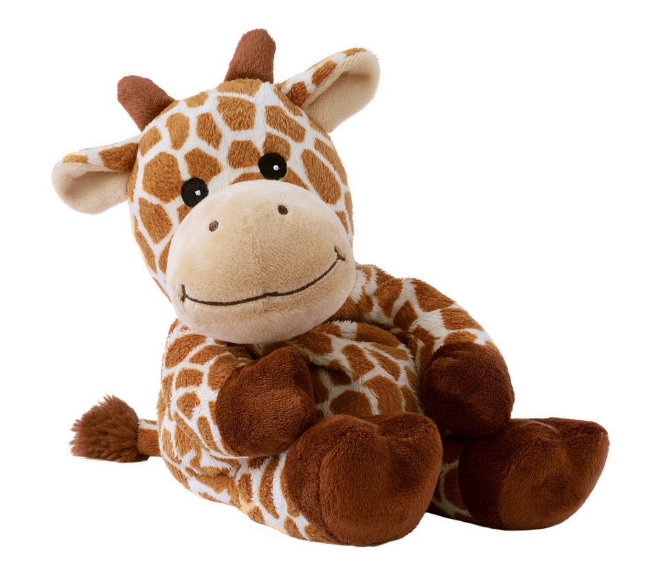 Warmies Giraffe Wärme-Stofftier – 350 mm, 800 g, braun/beige