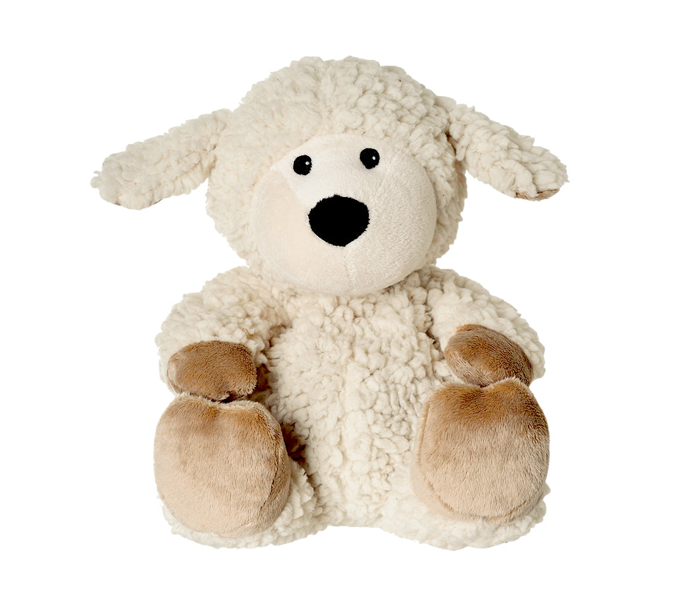 Warmies Schaf Wärme-Stofftier – 320 mm, 780 g, weiss/beige