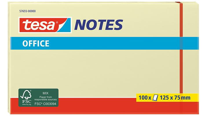 TESA Haftnotizen – Gelb, 100 Blätter