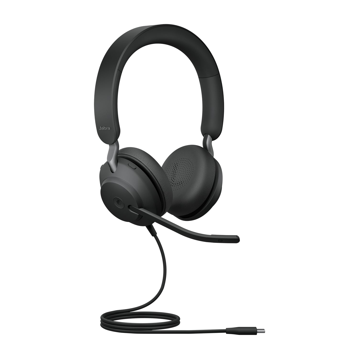 Jabra Evolve2 40 SE MS – Duo Headset – USB-C, Boom-Mikrofon – Schwarz, für Microsoft Teams