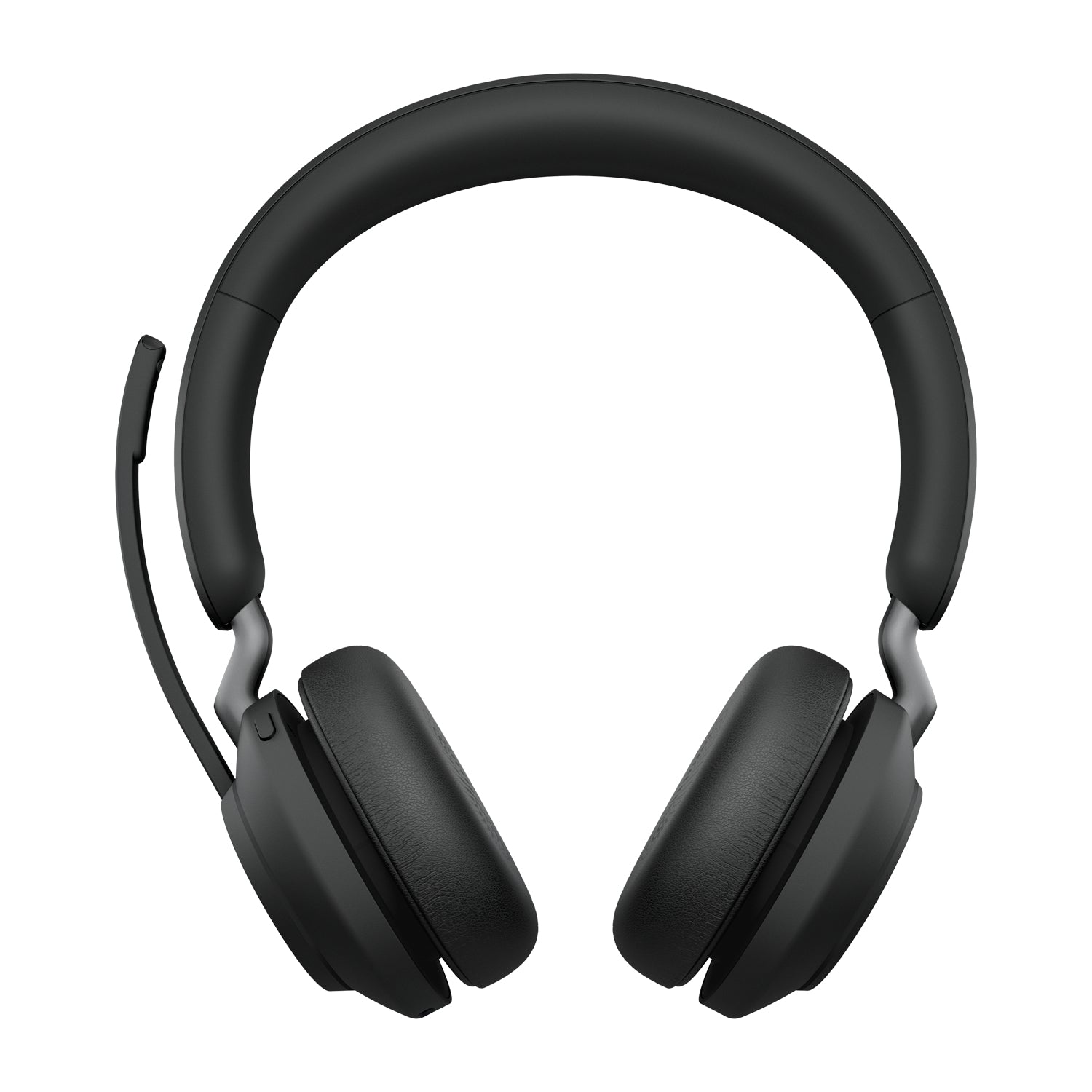 Jabra Evolve2 65 Office-Headset – On-Ear, Stereo, BT, ANC, MS Teams zertifiziert, mit USB-A-Dongle, Schwarz, B