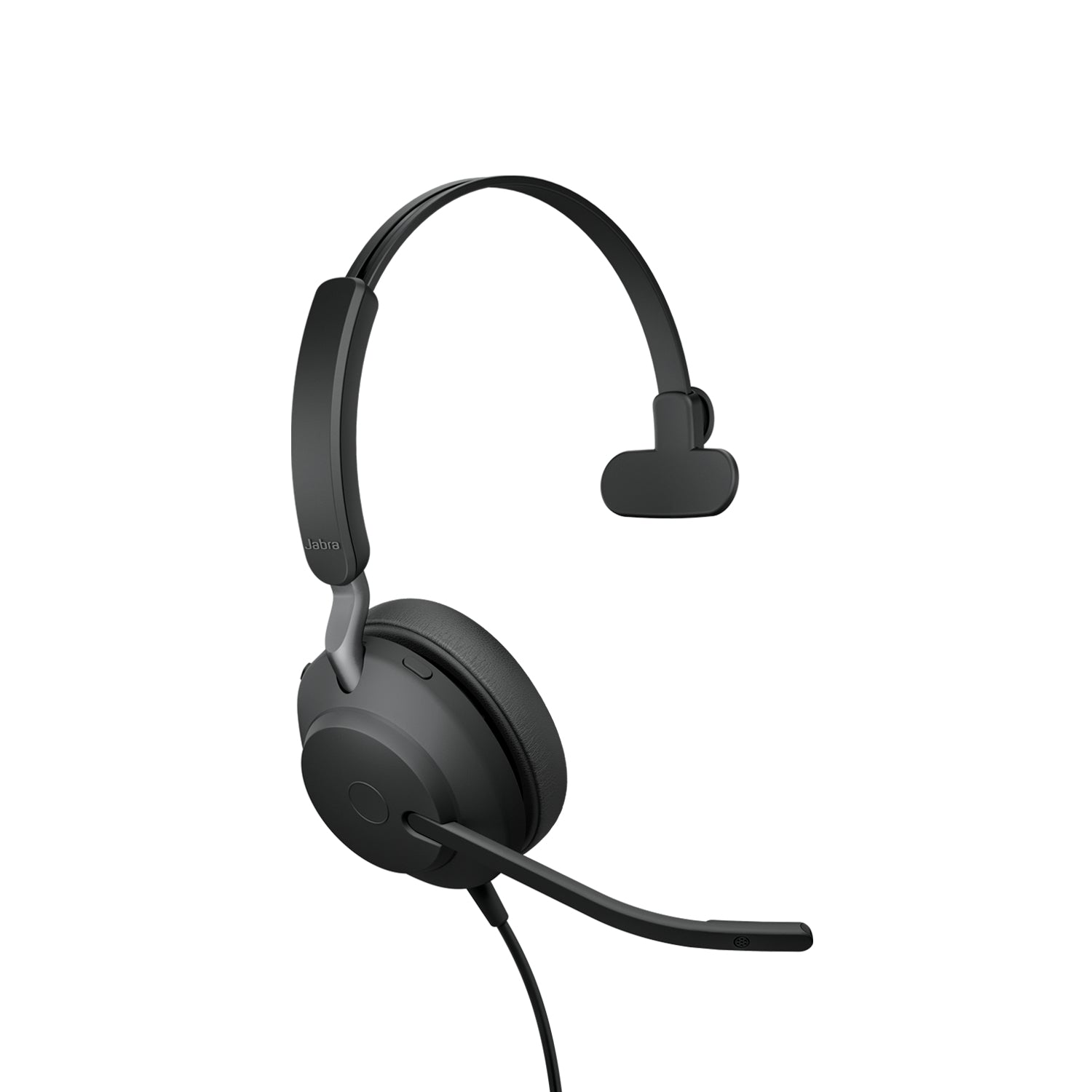 Jabra Evolve2 40 – Mono Headset, On-Ear – USB-A, ANC, Klappbares Mikrofon – Schwarz – für PC/Mac