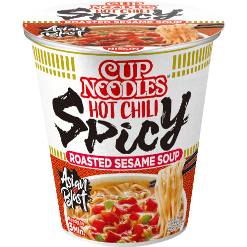 Nissin Instantnudeln Chili & Sesam Becher – 81 g