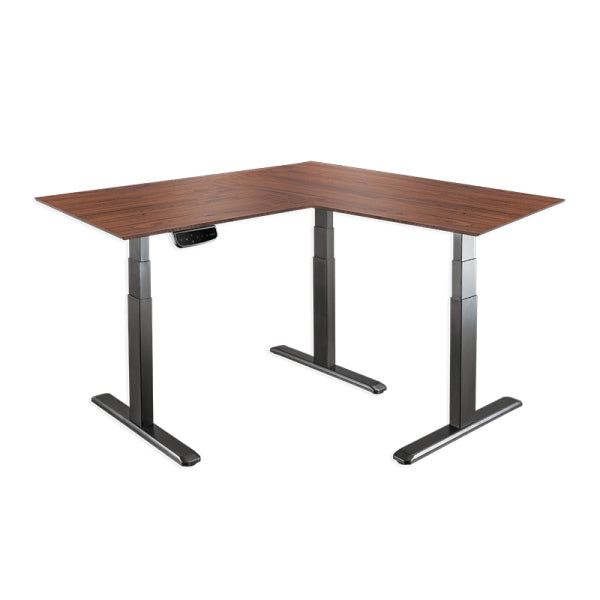 LogiLink Stehtisch – 120–190 × 62–128 cm – Schwarz – Höhenverstellbar