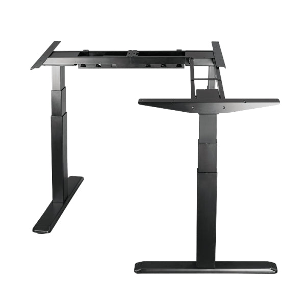 LogiLink Stehtisch – 120–190 × 62–128 cm – Schwarz – Höhenverstellbar