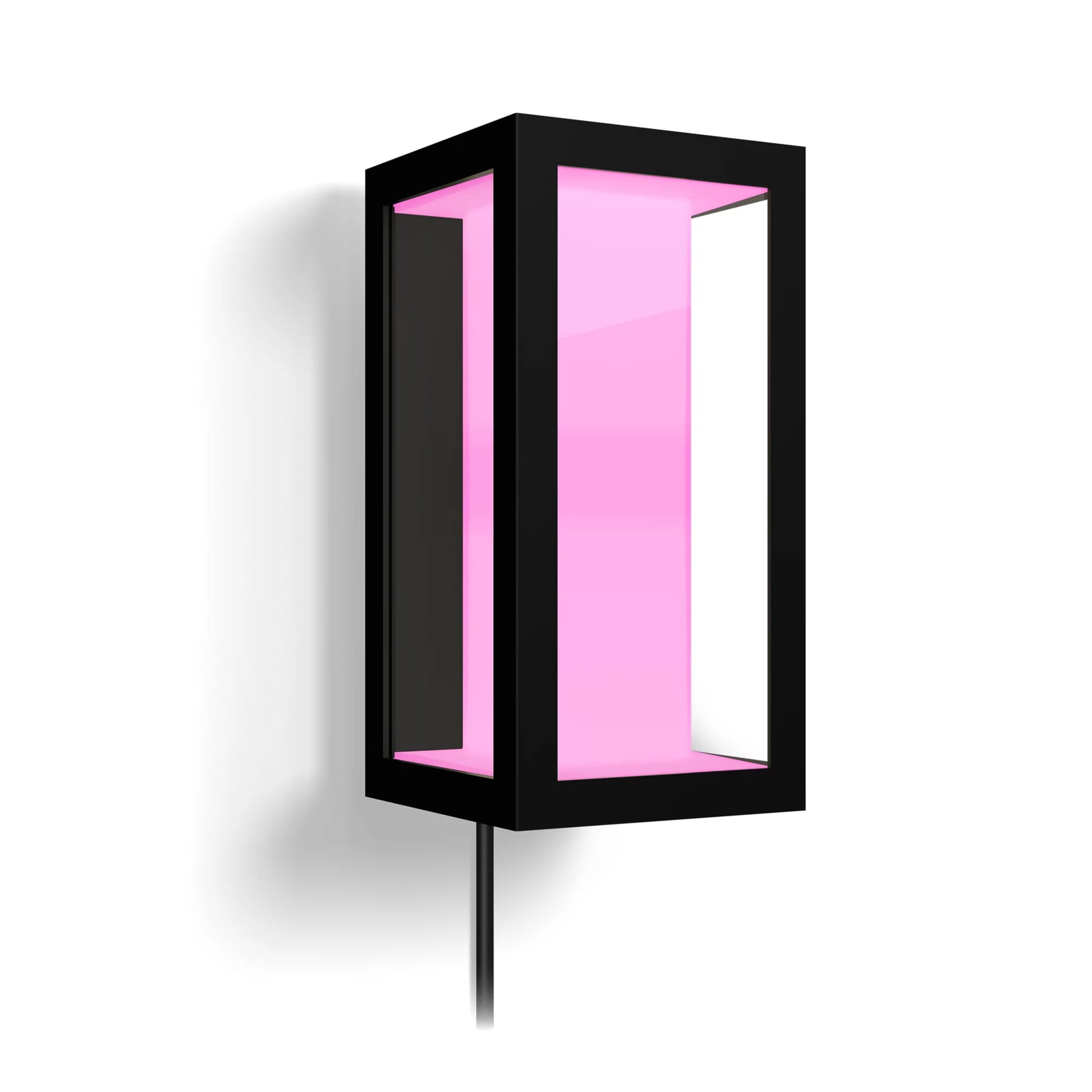 Philips by Signify Philips Hue Aussenwandleuchte – 8 W, RGBW, 2000–6500 K, IP44, Netzbetrieb, ZigBee – dimmbar, Schwarz, Metall
