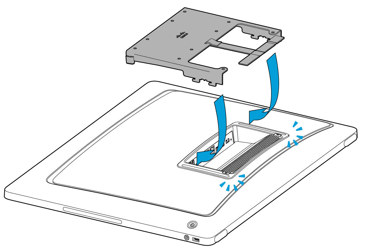 Cisco Adapter – VESA 100×100–200×200, für Webex Desk Pro
