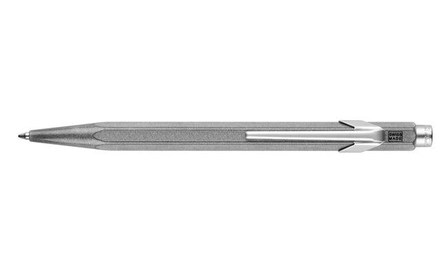 Caran d-Ache Kugelschreiber – Grau Meliert, Aluminium