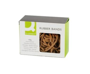 Connect Gummibänder – 3 × 150 mm, Ø 95 mm, Braun, Naturkautschuk, 100 g