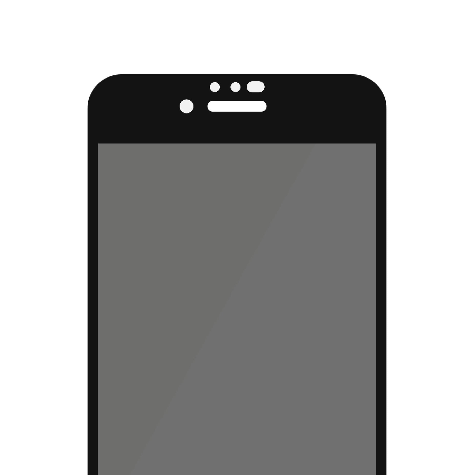 PanzerGlass Privacy-Filter (Panzerglas), Edge-to-Edge – für iPhone 6/6s/7 und andere
