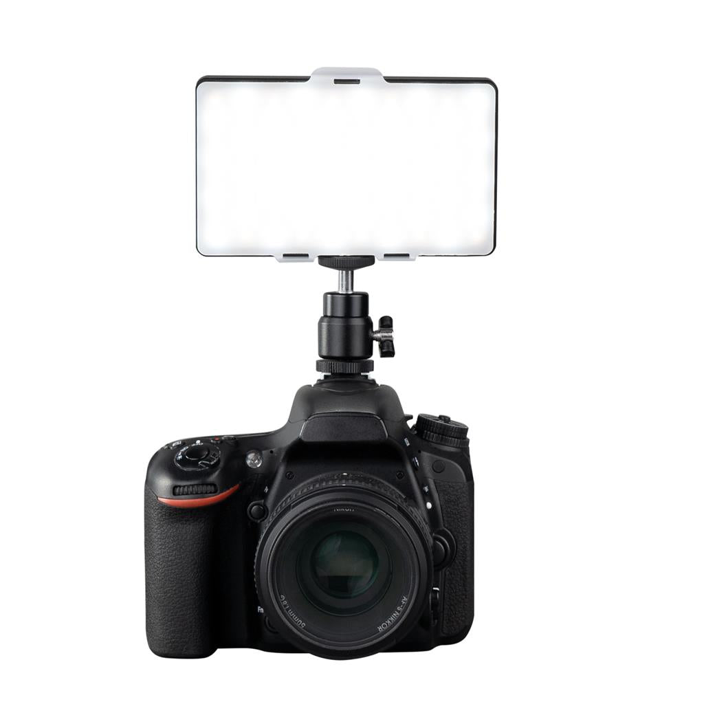 Dörr BVL-152 Slim RGB LED Videolicht – 12 W, 3000–6500 K, CRI 95 – Schwarz