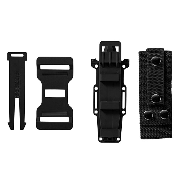 Gerber STRONGARM SE – Survivalmesser 122 mm, Edelstahl, feststehend, Wellenschliff, schwarz