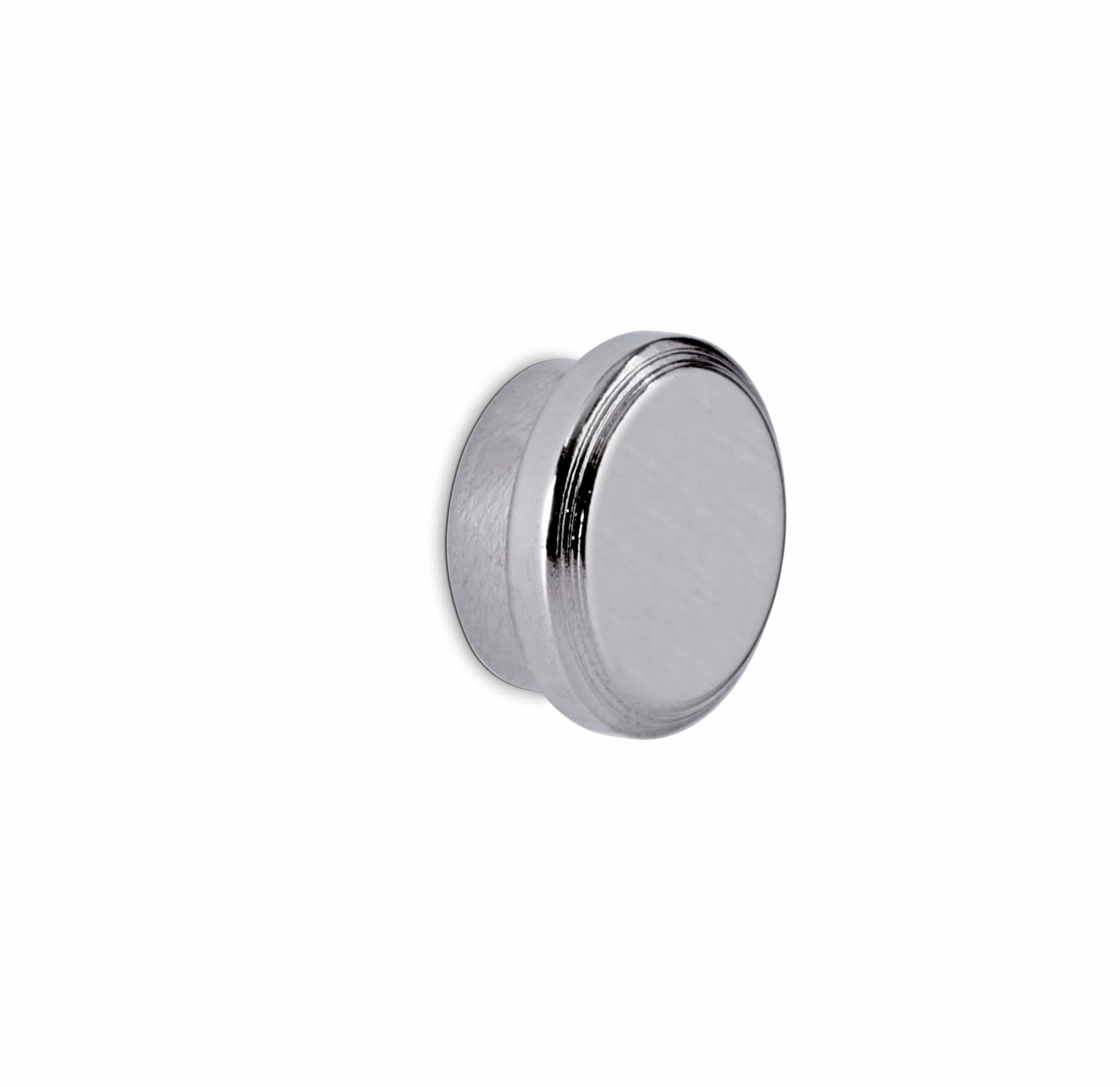 MAUL Kraftmagnet – 1,6 × 0,7 cm, Stahl, rund, Haftkraft 5 kg – für Whiteboards, Glas-Magnetboards – 1-teilig
