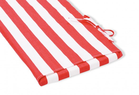 Pinolino Kinderträume Nicki Sitzkissen – 89 × 19 × 1,5 cm, Schaumstoff, Rot/Weiss