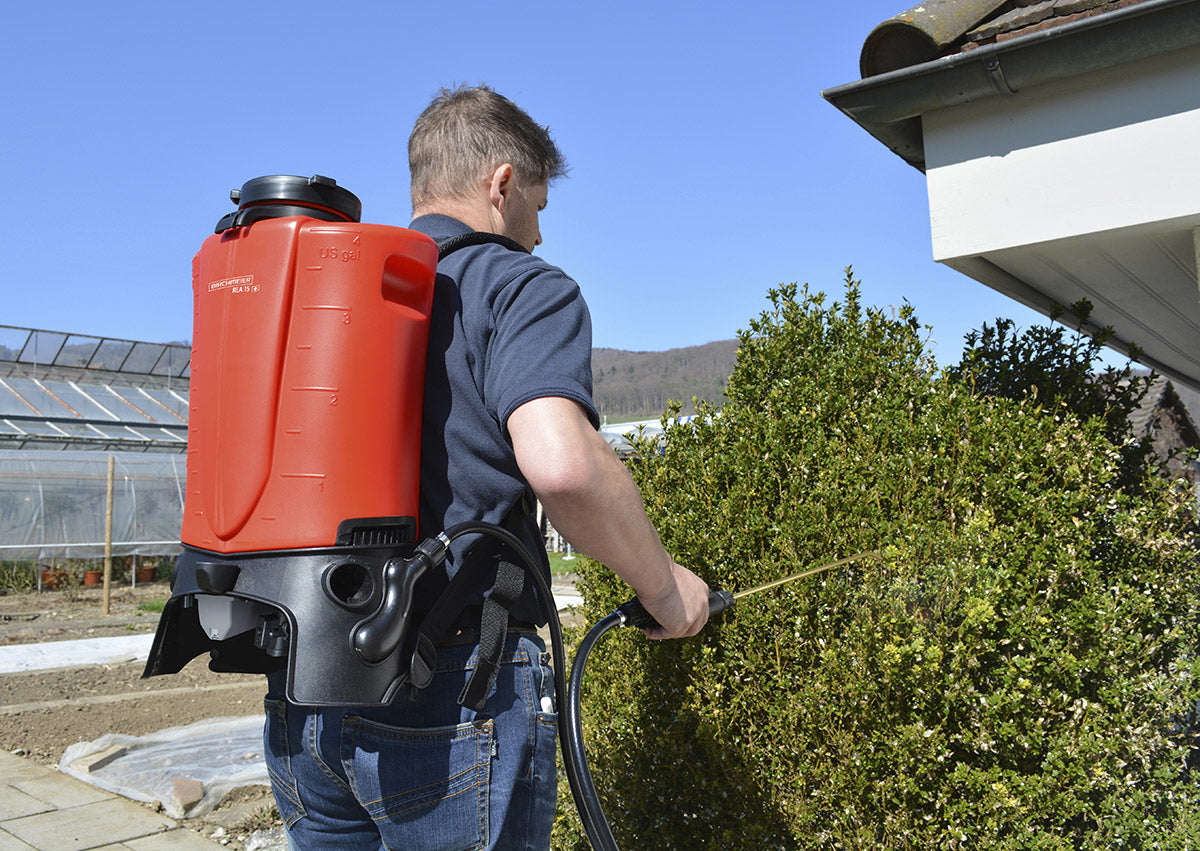Birchmeier Drucksprüher REA 15 AC1 – 15 l, schwarz/rot, Kunststoff
