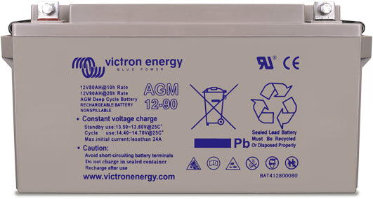 Victron Energy AGM Deep-Cycle-Batterie, Blei (VRLA), 12 V, 130 Ah