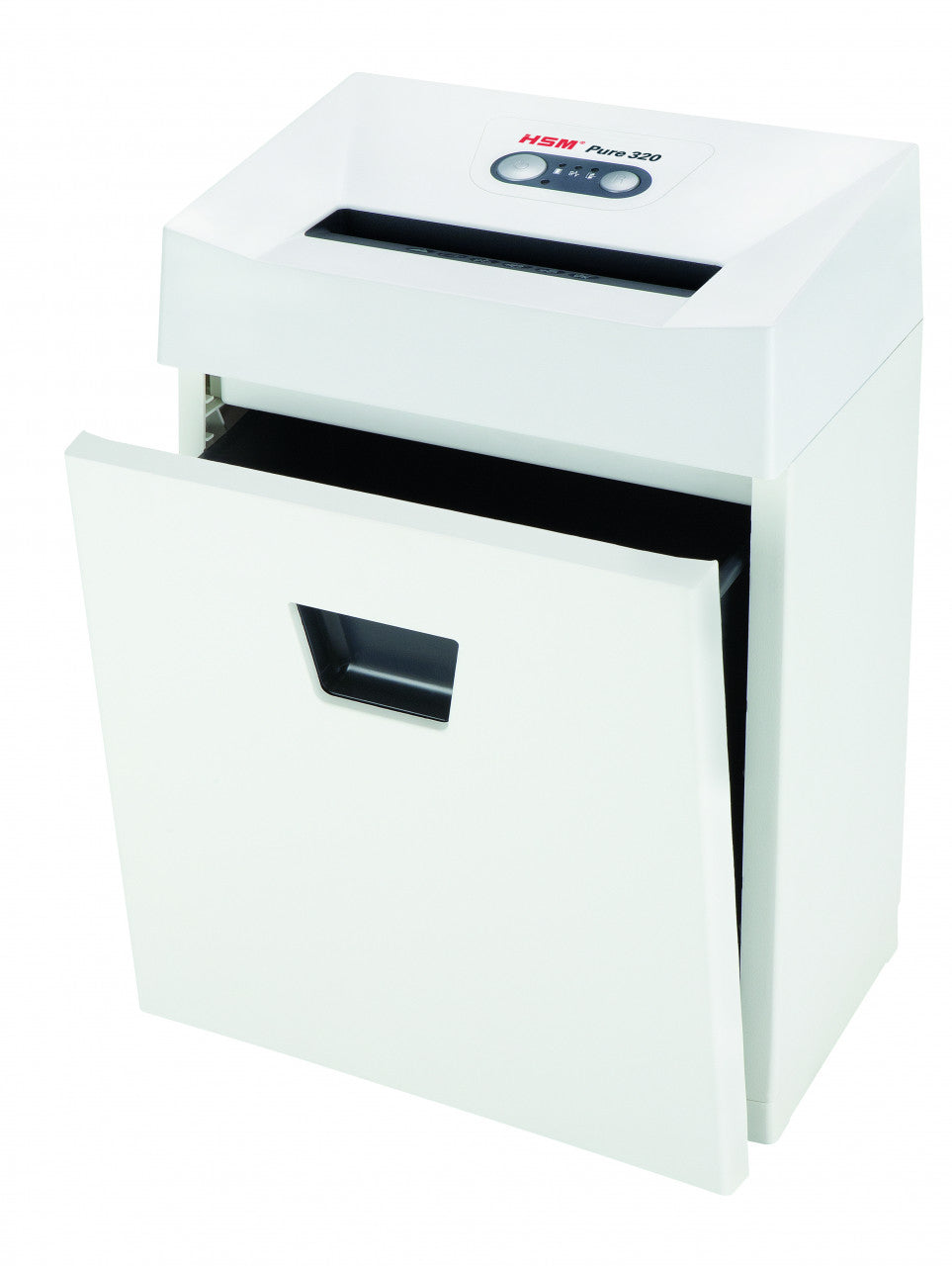 HSM PURE 320 – Aktenvernichter, DIN P-4, Partikelschnitt 3,9 × 30 mm, 25 l