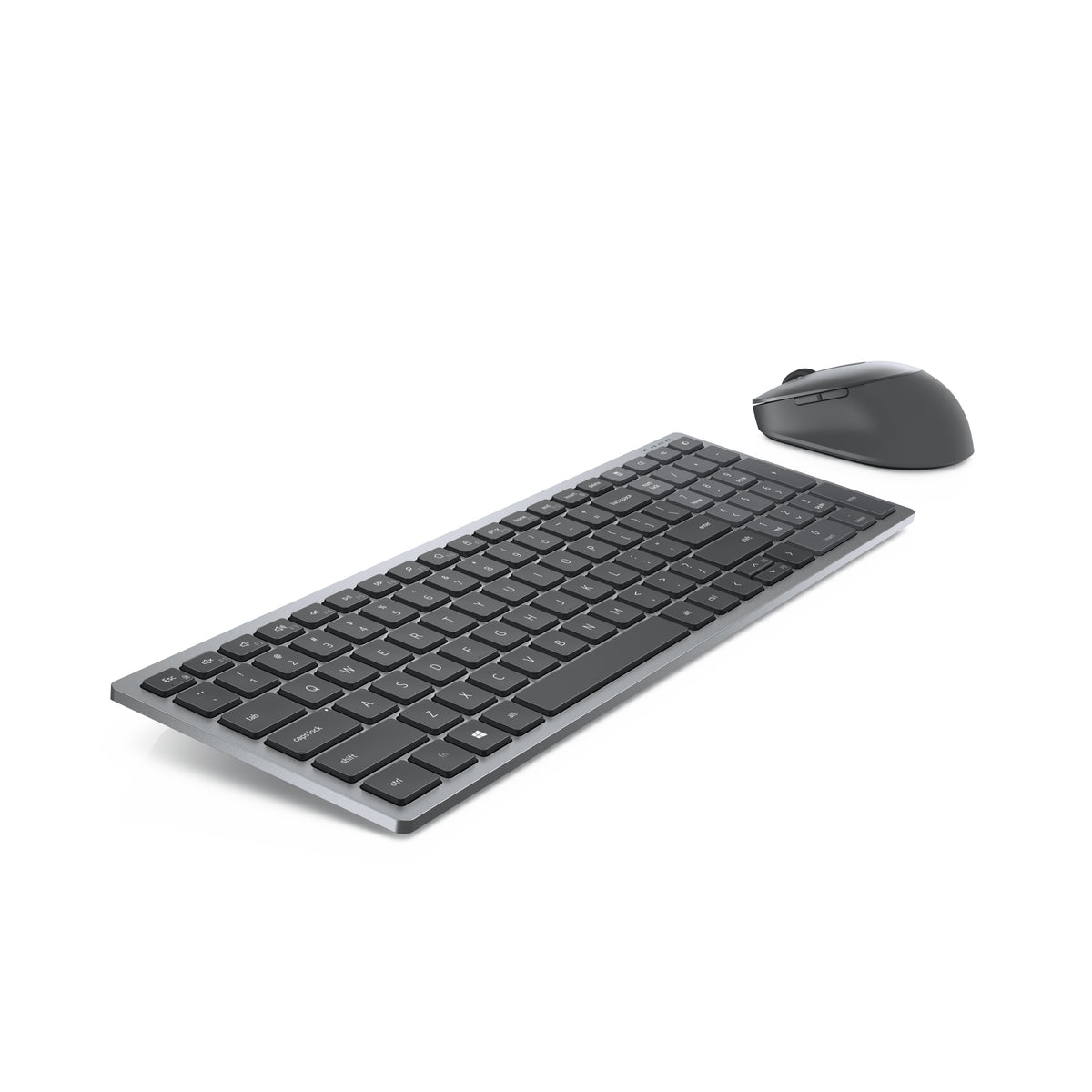 DELL Pro Plus Compact KM7120W – Tastatur-Maus-Set – Bluetooth & 2,4 GHz – QWERTZ (DE) – Grau