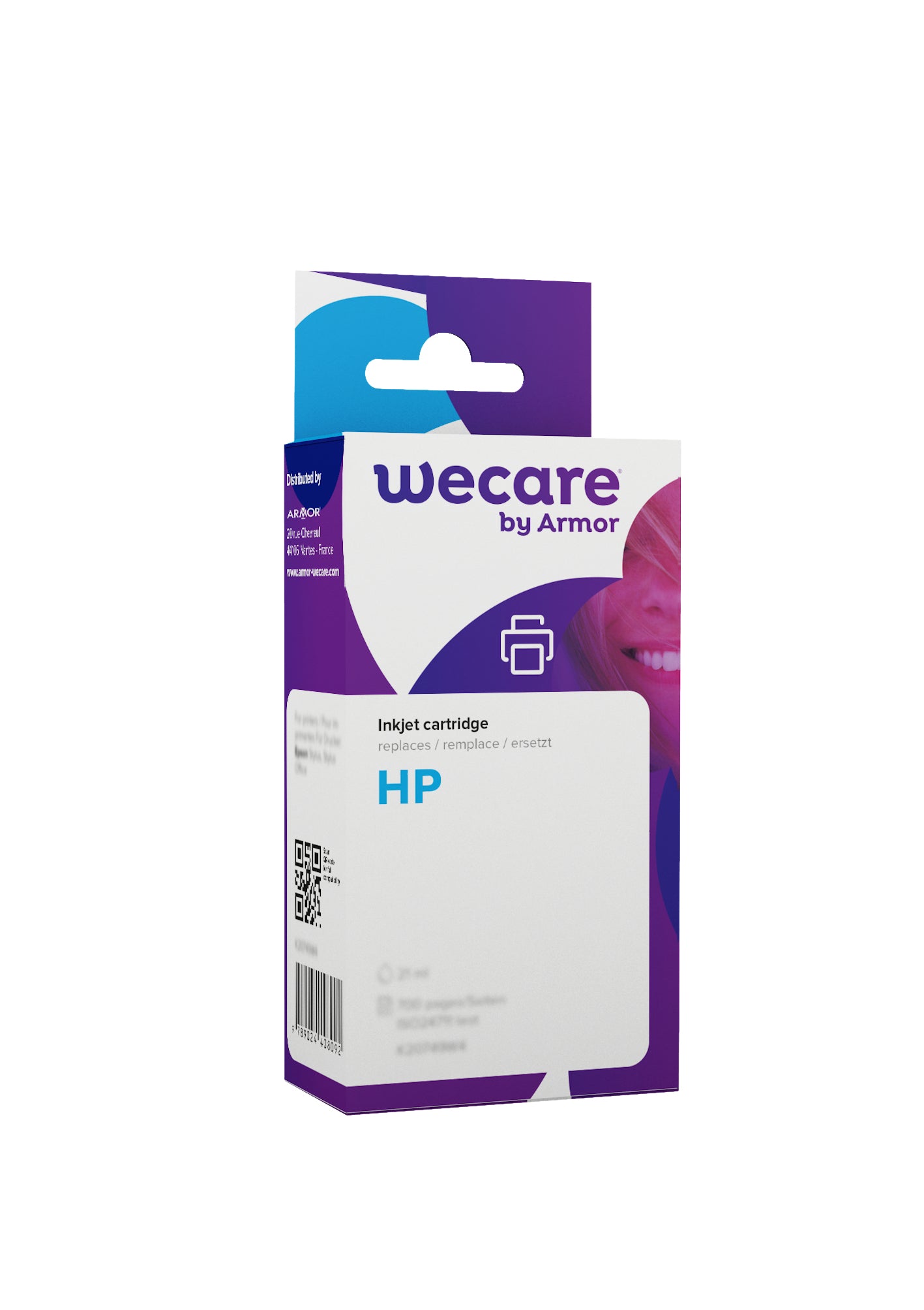 Wecare 304XL Cyan Tintenpatrone (Kompatibel) – 16,5 ml – für HP DeskJet 3720/3730/3732