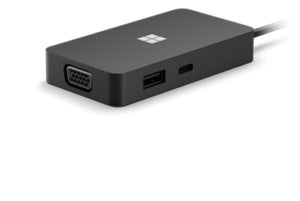 Microsoft 1E4-00004 Multiport-Adapter – USB-C, 1× HDMI, 1× VGA, 1× USB-A, 1× USB-C