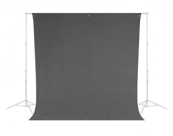 Westcott Hintergrundstoff 2,7 × 3,0 m – Polyester – Neutralgrau