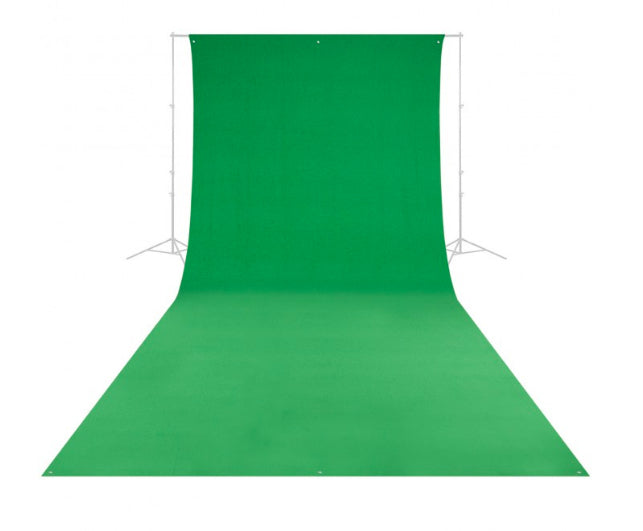 Westcott Backdrop – 2743 × 6096 mm, Polyester – Chroma-Key Grün – 3,1 kg