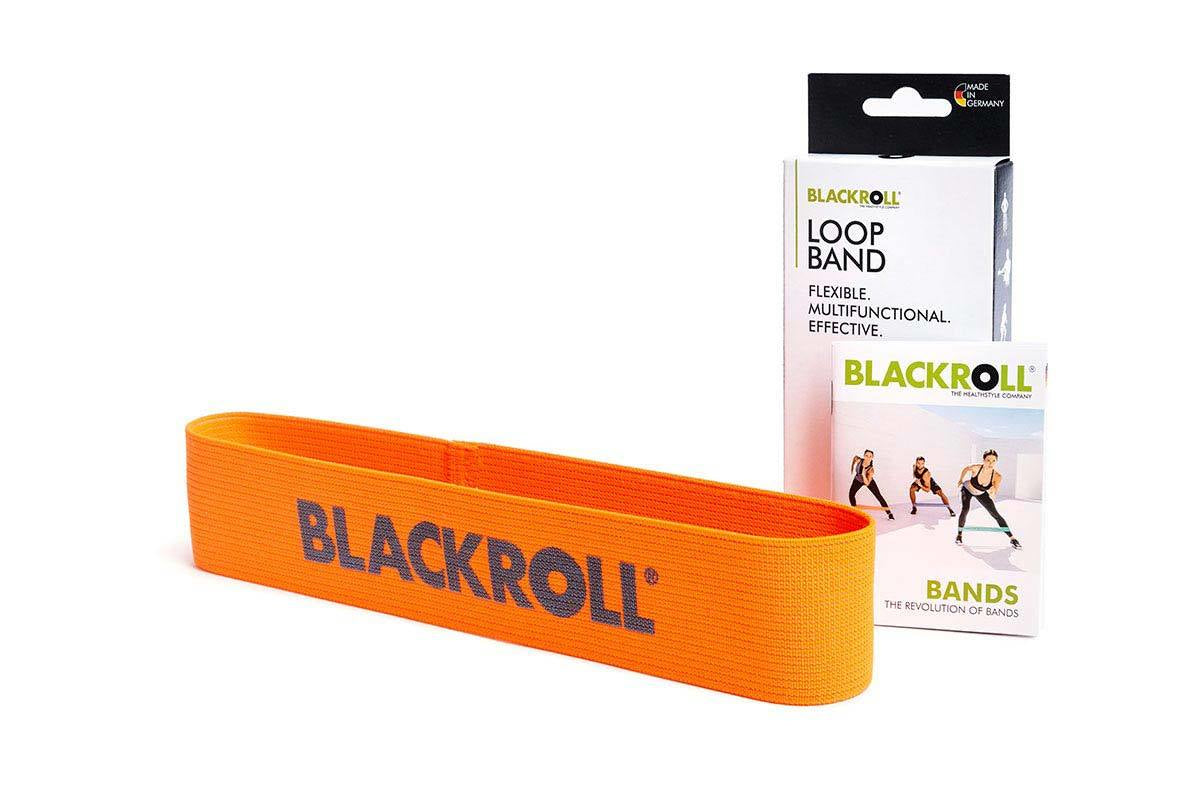 Blackroll Trainingsband Loop Light – Leicht – 32 cm – Orange – Naturkautschuk/Polyester