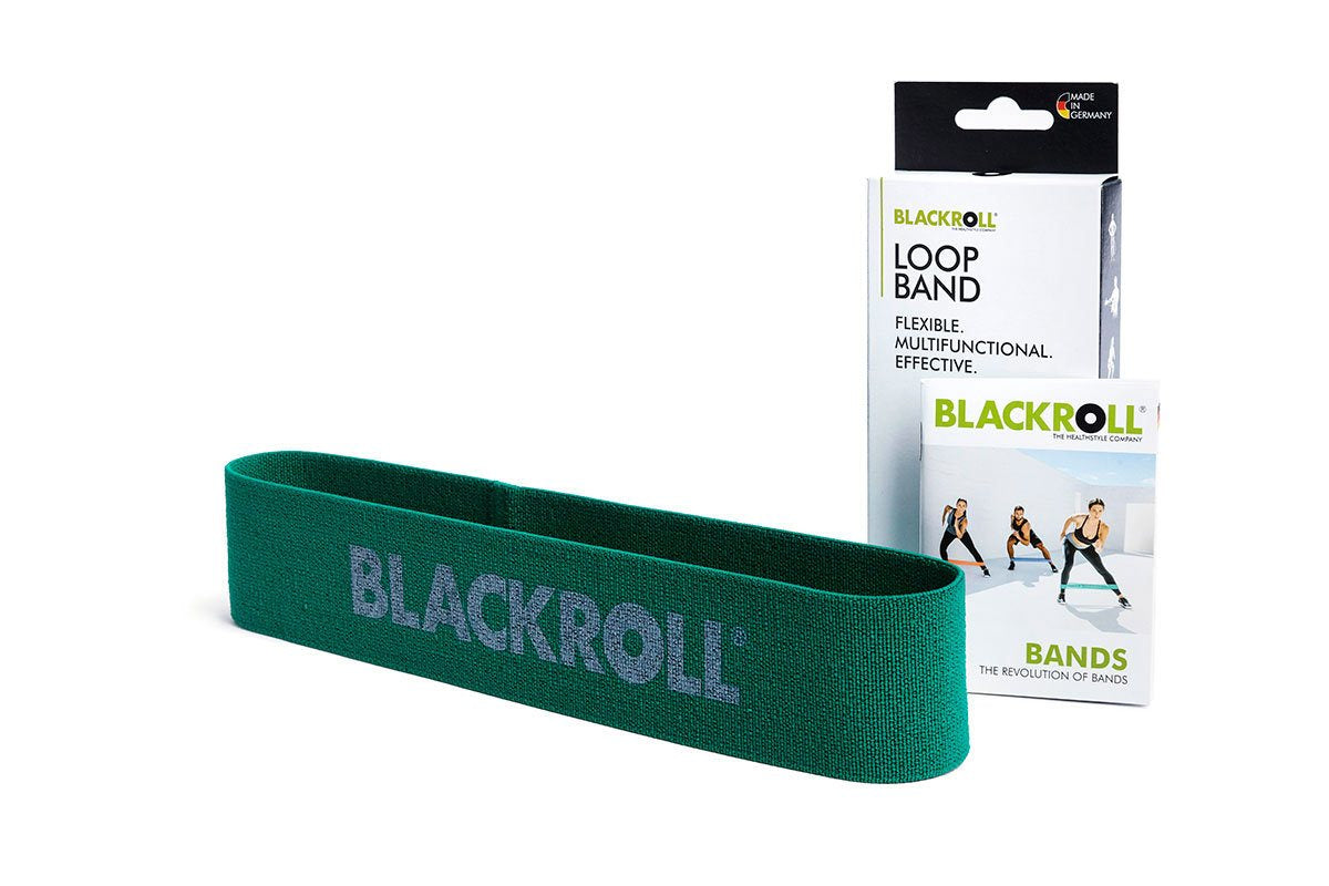 Blackroll Widerstandsband Loop Medium – 32 × 6 cm – Grün – Naturkautschuk/Polyester