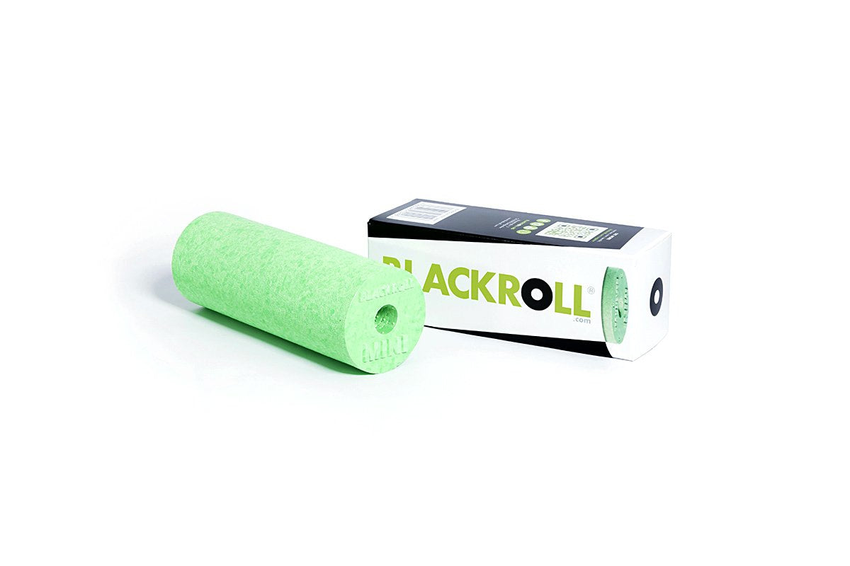 Blackroll Faszienrolle Mini – mittel – 15 cm × 6 cm – grün – Schaum