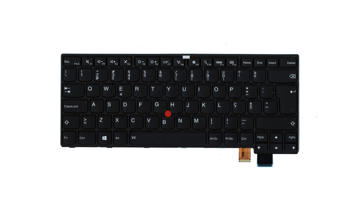 Lenovo Notebook-Ersatztastatur – Portugiesisch, ohne Ziffernblock – schwarz – für ThinkPad T460s (20F9)