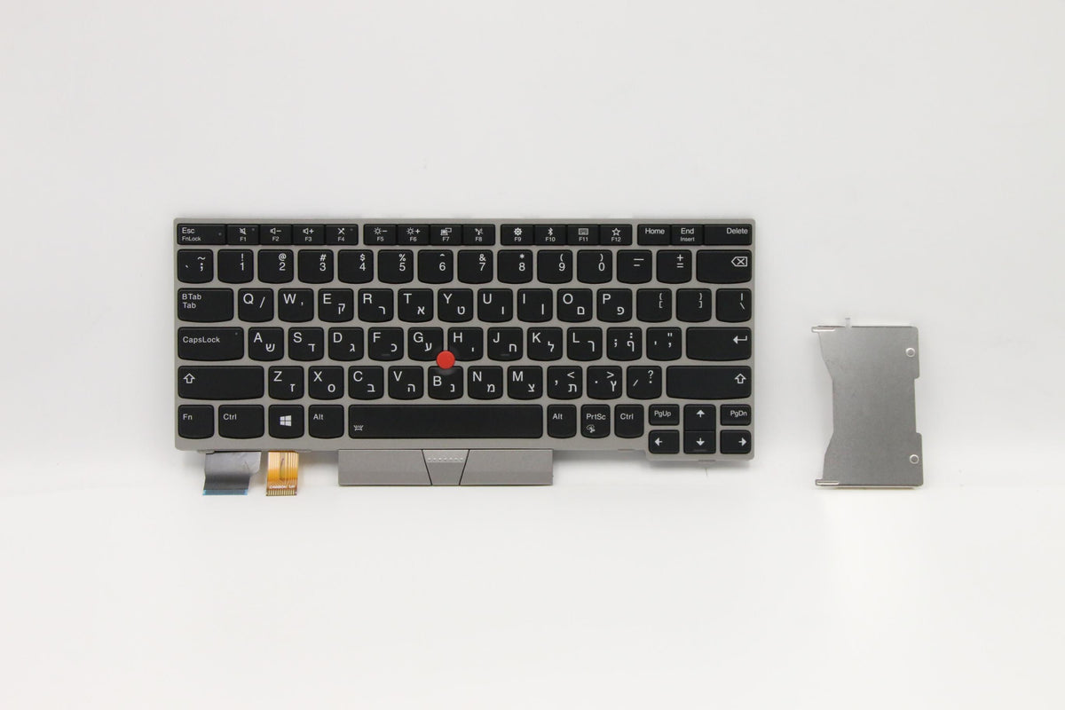 Lenovo Notebook-Ersatztastatur – Hebräisch – Silber – für ThinkPad L13 Yoga (20R5, 20R6)
