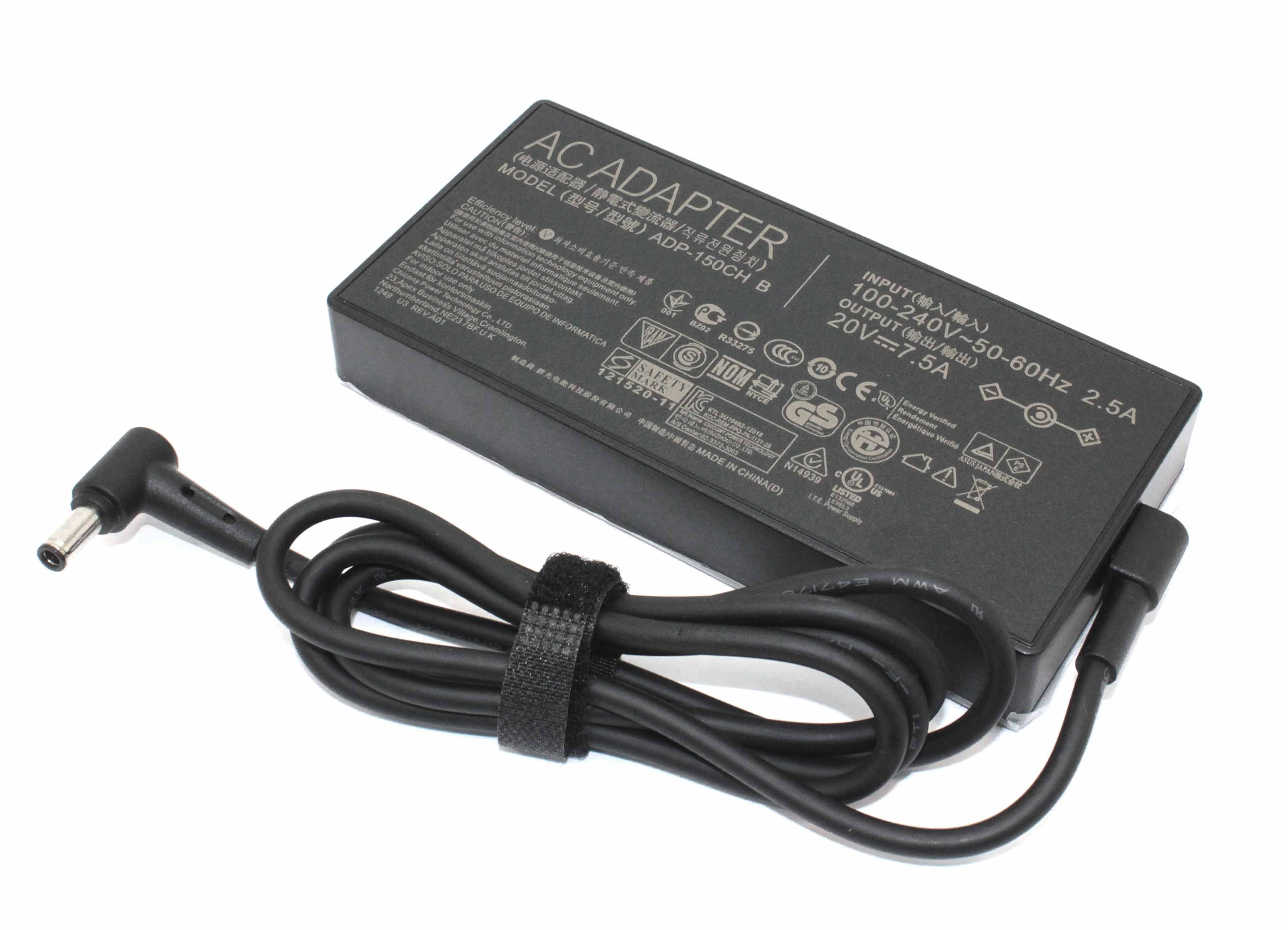 ASUS Netzteil – 150 W, 20 V – für Asus FA506II, Asus FX506LI, Asus G513IH und andere – Schwarz