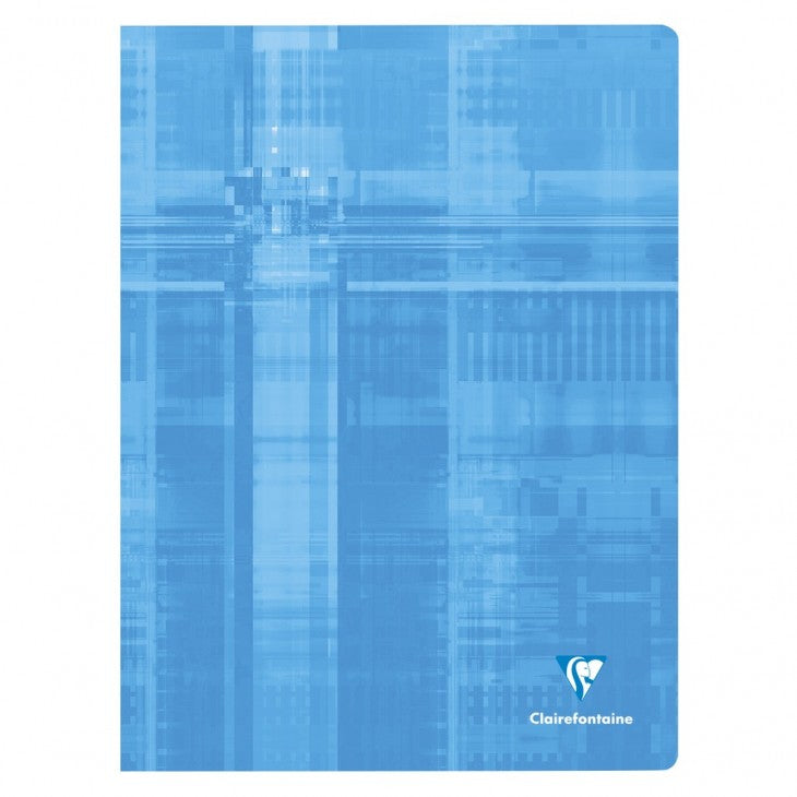 Clairefontaine Notizheft, 240 × 320 mm, liniert, Klammerheftung, Karton, 144 Seiten, 90 g/m² – sortiert