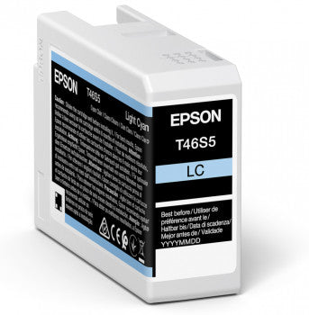 Epson T46S500 Helle Cyan Tintenpatrone (Original) – 25 ml – für SureColor SC-P700