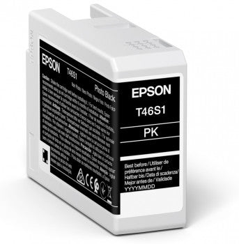 Epson T46S100 Foto-Schwarz Tintenpatrone (Original) – 25 ml – für SureColor SC-P700