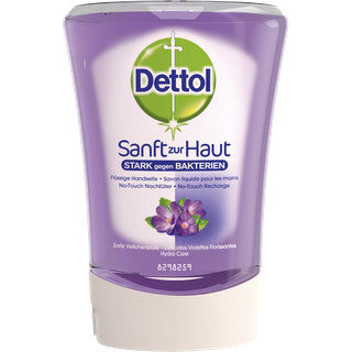 Dettol Flüssigseife – für No-Touch Spender – Veilchenblüte, Nachfüllbeutel – 250 ml