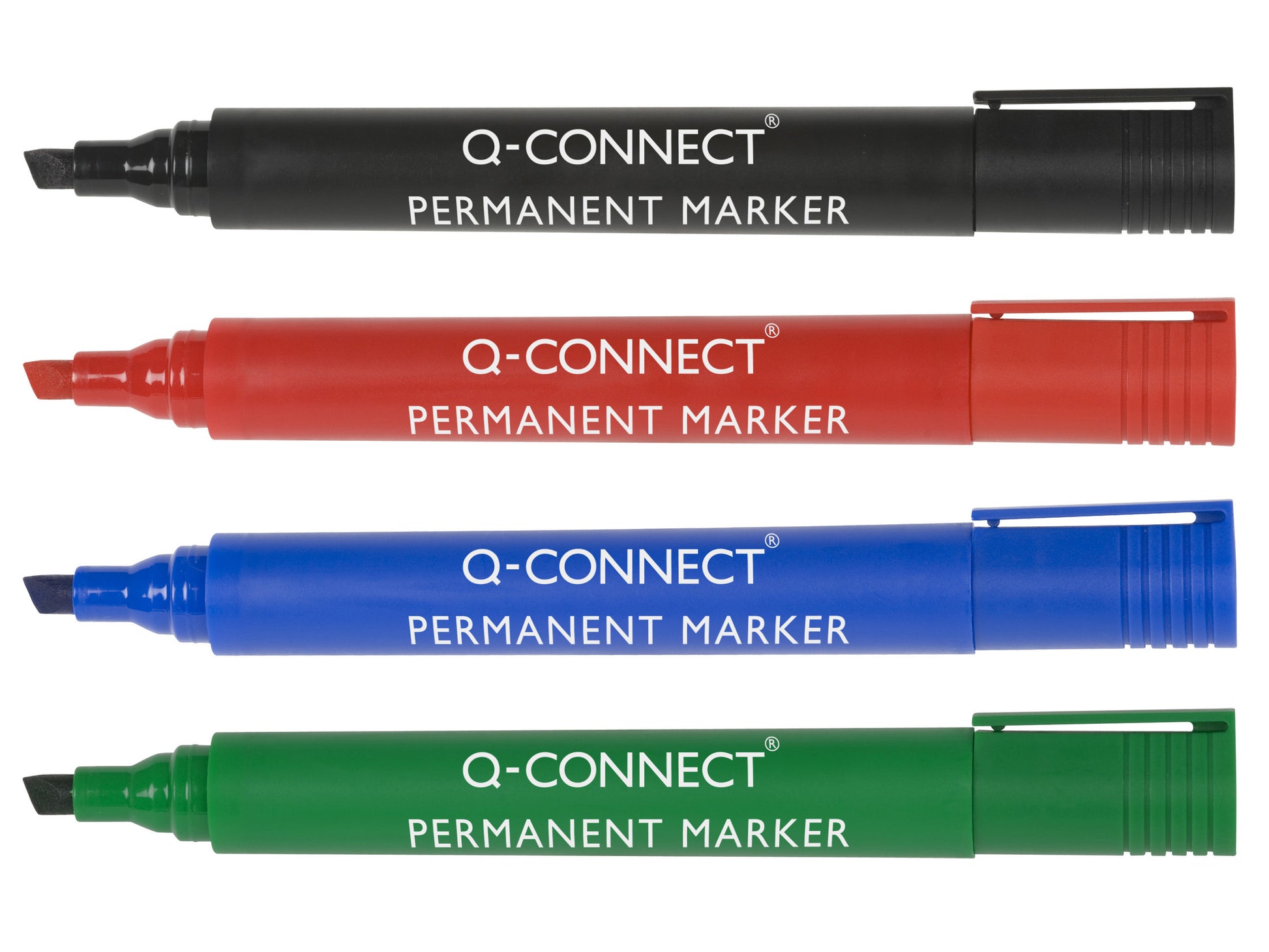 Q-Connect Permanent Marker – sortiert, 4er