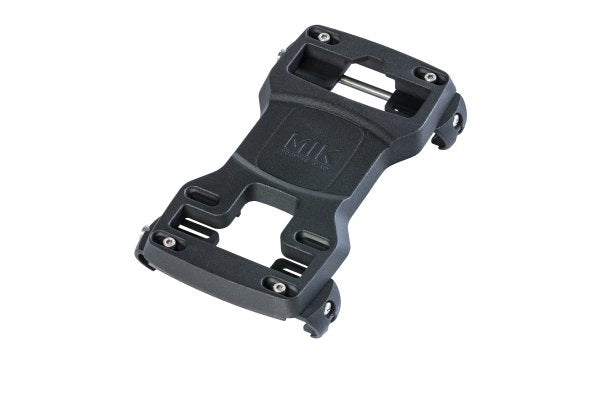 Basil MIK-Gepäckträgerplatte – für MIK-System – 90×10×210 mm – schwarz – 1 Stk.