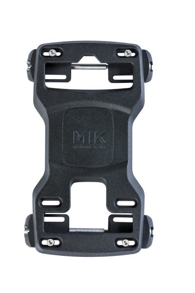 Basil MIK-Gepäckträgerplatte – für MIK-System – 90×10×210 mm – schwarz – 1 Stk.