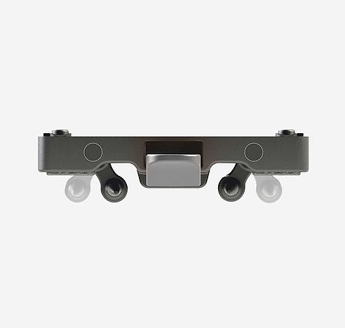 racktime Adapterplatte – Belastbarkeit 12 kg – für racktime-Gepäckträger ab Baujahr 2012 – 120×225×35 mm