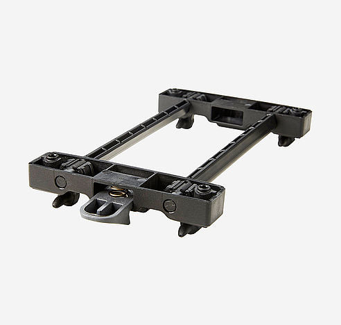 racktime Adapterplatte – Belastbarkeit 12 kg – für racktime-Gepäckträger ab Baujahr 2012 – 120×225×35 mm