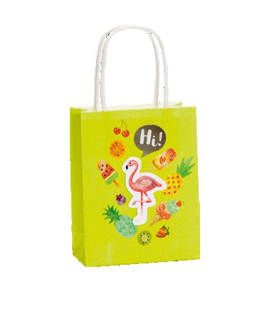 Folia Glitzer-Sticker, Exotic, Mehrfarbig, 5 Bögen