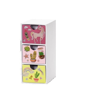 Folia Glitzer-Sticker, Exotic, Mehrfarbig, 5 Bögen
