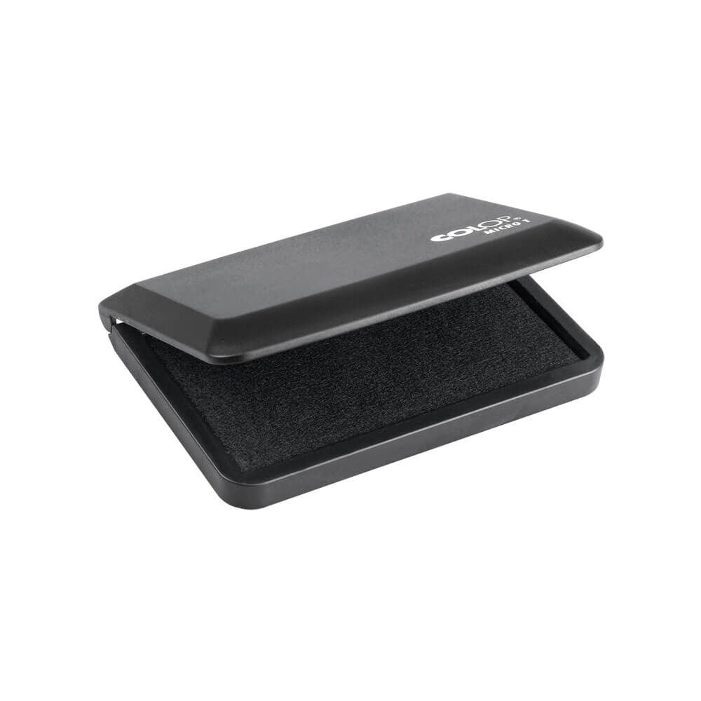 Colop Micro 1 – Stempelkissen 90 × 50 mm – Schwarz, Kunststoffgehäuse
