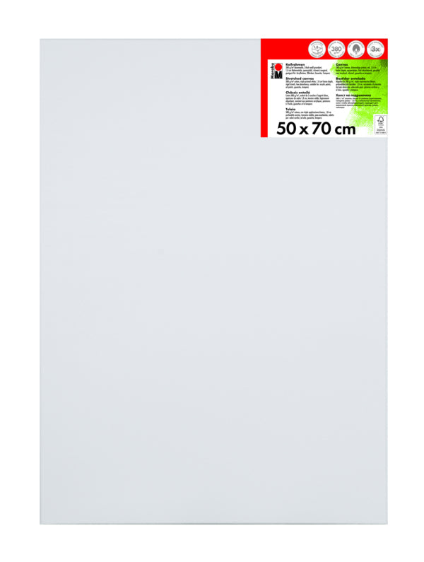 Marabu Keilrahmen – 50 × 70 cm – 380 g/m² – Profil 18 mm – Baumwolle